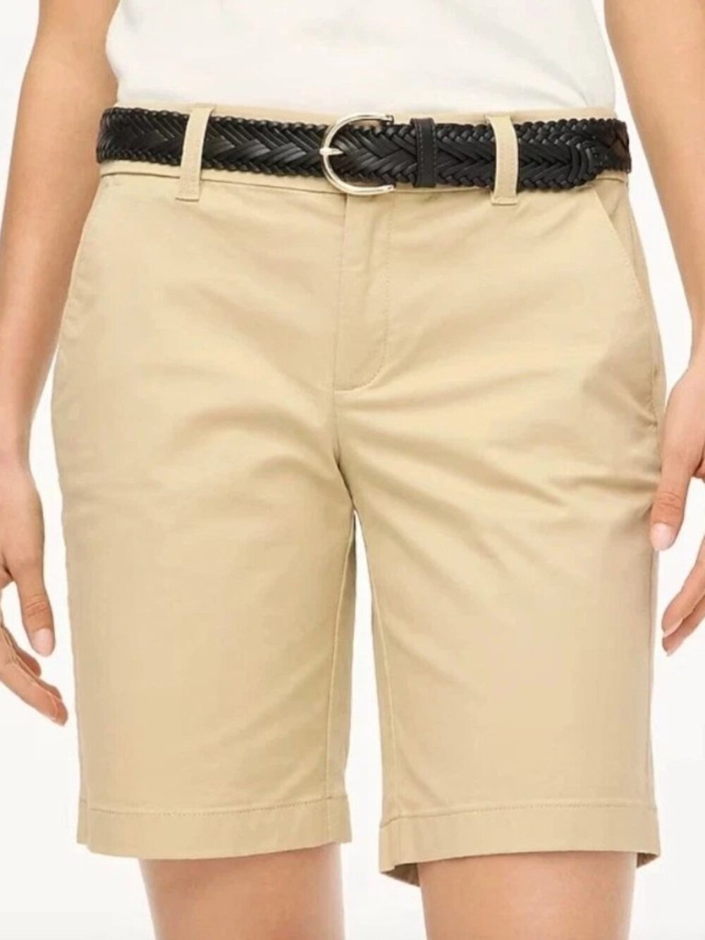 J. Crew Tan 9" Frankie Chino Bermuda Short 6 NWT